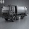 Iveco Trakker Garbage Truck 2012 3d model
