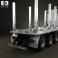 Iveco Trakker Log Truck 2012 3d model