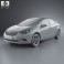 Kia Forte (Cerato / Naza / K3) 2014 3d model