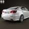 Lexus IS F (XE20) 2012 3d model