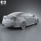 Lexus IS F (XE20) 2012 3d model