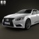 Lexus LS F sport (XF40) 2012 3d model
