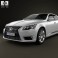Lexus LS (XF40) 2012 3d model