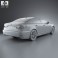 Lexus LS (XF40) 2012 3d model