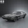 Maserati Ghibli coupe 1967 3d model
