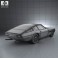 Maserati Ghibli coupe 1967 3d model