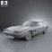 Maserati Ghibli coupe 1967 3d model