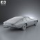Maserati Ghibli coupe 1967 3d model