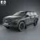 Mercedes-Benz GL-Class X166 2013 3d model