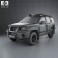 Nissan Xterra 2012 3d model