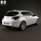 Opel Astra J hatchback 5-door 2012 3d model