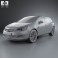 Opel Astra J hatchback 5-door 2012 3d model