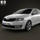 Skoda Rapid 2012 3d model