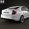 Skoda Rapid 2012 3d model