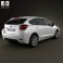 Subaru Impreza hatchback 2012 3d model