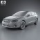 Subaru Impreza hatchback 2012 3d model
