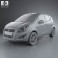 Suzuki Splash (Ritz) 2012 3d model