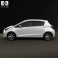 Toyota Yaris (Vitz) Hybrid 2013 3d model
