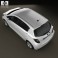 Toyota Yaris (Vitz) Hybrid 2013 3d model