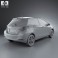 Toyota Yaris (Vitz) Hybrid 2013 3d model