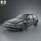 Volvo 480 1986 3d model