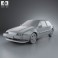 Volvo 480 1986 3d model