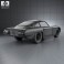 Lamborghini 400GT 1966 3d model