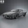 Lamborghini Silhouette P300 1976 3d model