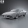 Lamborghini Silhouette P300 1976 3d model