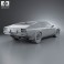 Lamborghini Silhouette P300 1976 3d model