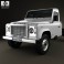 Land Rover Defender 130 Chassis Cab 2011 3d model