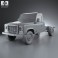 Land Rover Defender 130 Chassis Cab 2011 3d model