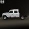 Land Rover Defender 130 Double Cab Chassis 2011 3d model