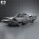 Lincoln Futura 1955 3d model
