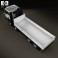 MAN TGS Flatbed Crane Truck 2012 3d model