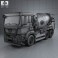 MAN TGS Mixer Truck 2012 3d model