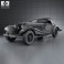 Mercedes-Benz 500K Special Roadster 1936 3d model