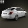 Nissan Versa (Tiida) sedan 2012 3d model
