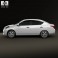 Nissan Versa (Tiida) sedan 2012 3d model
