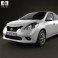 Nissan Versa (Tiida) sedan 2012 3d model
