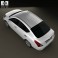 Nissan Versa (Tiida) sedan 2012 3d model