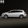 Opel Astra J sports tourer 2012 3d model