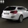 Opel Astra J sports tourer 2012 3d model