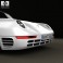 Porsche 959 1986 3d model