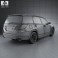 Subaru Exiga 2008 3d model
