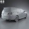 Subaru Exiga 2008 3d model