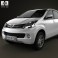Toyota Avanza 2012 3d model
