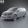 Volkswagen Routan 2012 3d model