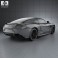 Aston Martin Vanquish 2012 3d model