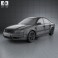 Audi A6 saloon (C5) 2001 3d model
